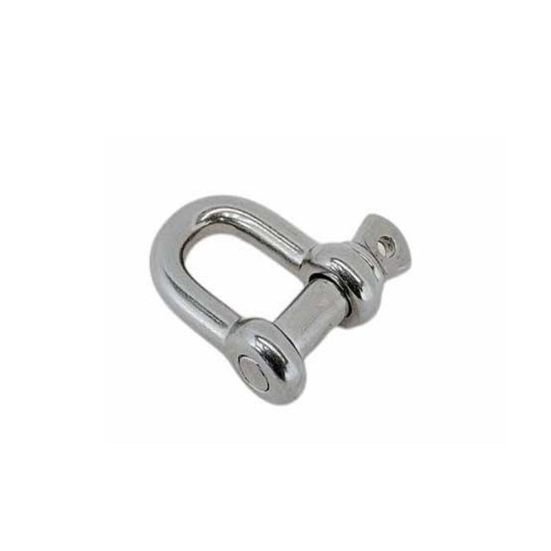 4 Pcs Forged 1/2" Screw Pin Shackle 3,000 Lb WLL Stainless Steel T316 Mil Spec