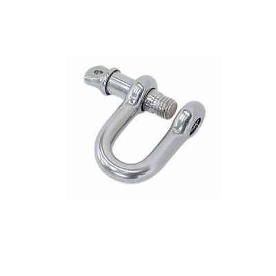 4 Pcs Forged 1/2" Screw Pin Shackle 3,000 Lb WLL Stainless Steel T316 Mil Spec