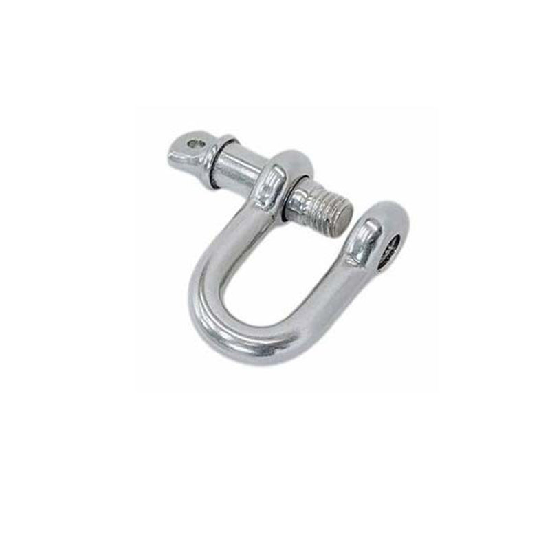 4 Pcs Forged 1/2" Screw Pin Shackle 3,000 Lb WLL Stainless Steel T316 Mil Spec