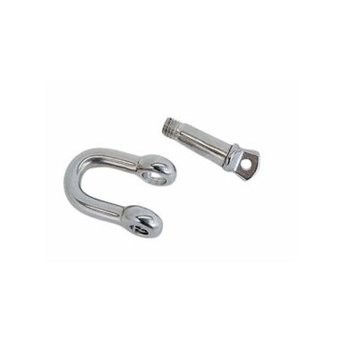 4 Pcs Forged 1/2" Screw Pin Shackle 3,000 Lb WLL Stainless Steel T316 Mil Spec