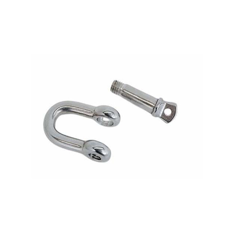4 Pcs Forged 1/2" Screw Pin Shackle 3,000 Lb WLL Stainless Steel T316 Mil Spec
