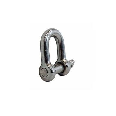 4 Pcs Forged 1/2" Screw Pin Shackle 3,000 Lb WLL Stainless Steel T316 Mil Spec