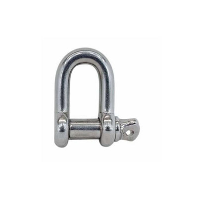 4 Pcs Forged 1/2" Screw Pin Shackle 3,000 Lb WLL Stainless Steel T316 Mil Spec