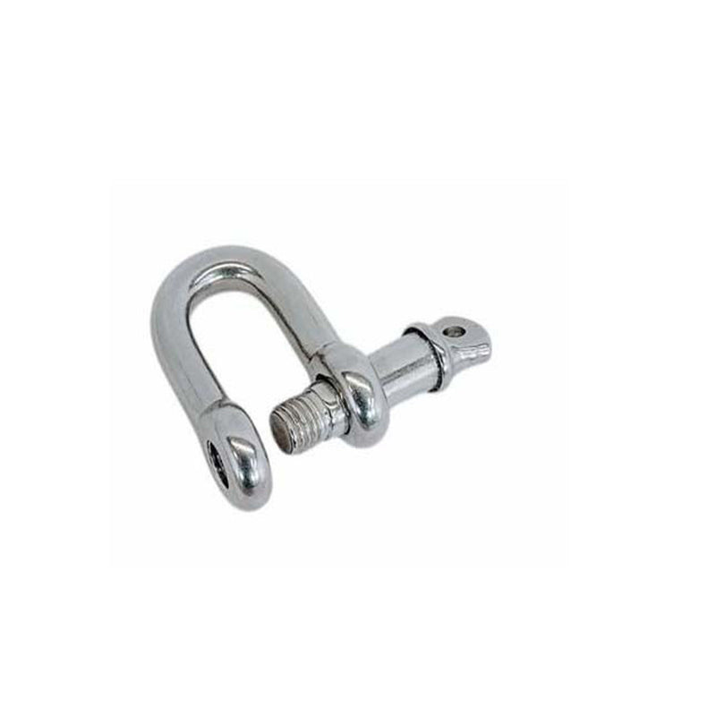 4 Pcs Forged 1/2" Screw Pin Shackle 3,000 Lb WLL Stainless Steel T316 Mil Spec