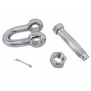 Forged 3/4" Bolt Pin Chain Shackle 6,000 Lbs WLL Stainless Steel T316 Mil Spec