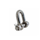 Forged 7/16" Bolt Pin Chain Shackle 2,000 Lbs WLL Stainless Steel T316 Mil Spec