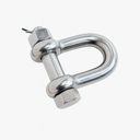 Mil Spec Forged T316 Stainless Steel 7/16" Bolt Pin Chain Shackle 2,000 Lbs WLL