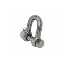 Forged 5/16" Bolt Pin Chain Shackle 1,300 Lbs WLL Stainless Steel T316 Mil Spec