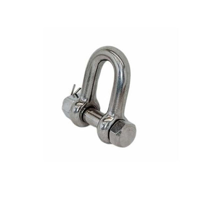 4 Pcs Forged 1/4" Bolt Pin Shackle 880 Lbs WLL Stainless Steel T316 Mil Spec