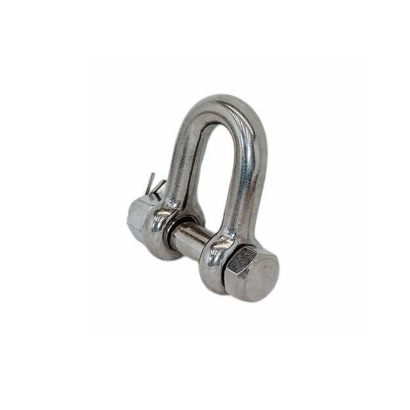 4 Pcs Forged 1/4" Bolt Pin Shackle 880 Lbs WLL Stainless Steel T316 Mil Spec