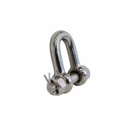 4 Pcs Forged 1/4" Bolt Pin Shackle 880 Lbs WLL Stainless Steel T316 Mil Spec