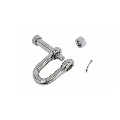 4 Pcs Forged 1/4" Bolt Pin Shackle 880 Lbs WLL Stainless Steel T316 Mil Spec