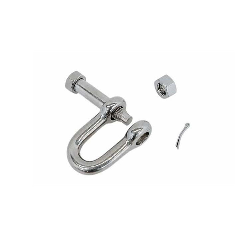 4 Pcs Forged 1/4" Bolt Pin Shackle 880 Lbs WLL Stainless Steel T316 Mil Spec