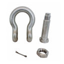 Mil Spec 1-1/4" Bolt Pin Anchor Shackle 15,000 Lbs WLL Stainless Steel T316