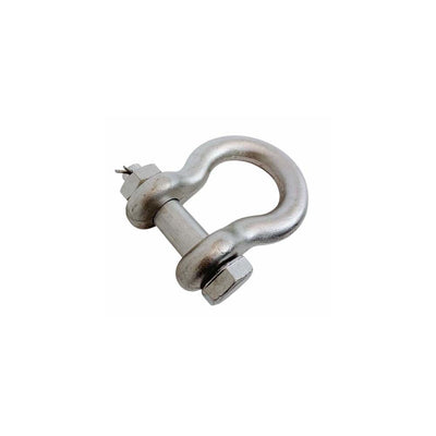 Mil Spec 7/8" Bolt Pin Anchor Shackle 8,000 Lbs WLL Stainless Steel T316