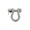 Mil Spec 3/8" Bolt Pin Anchor Shackle 1,500 Lbs WLL Stainless Steel T316