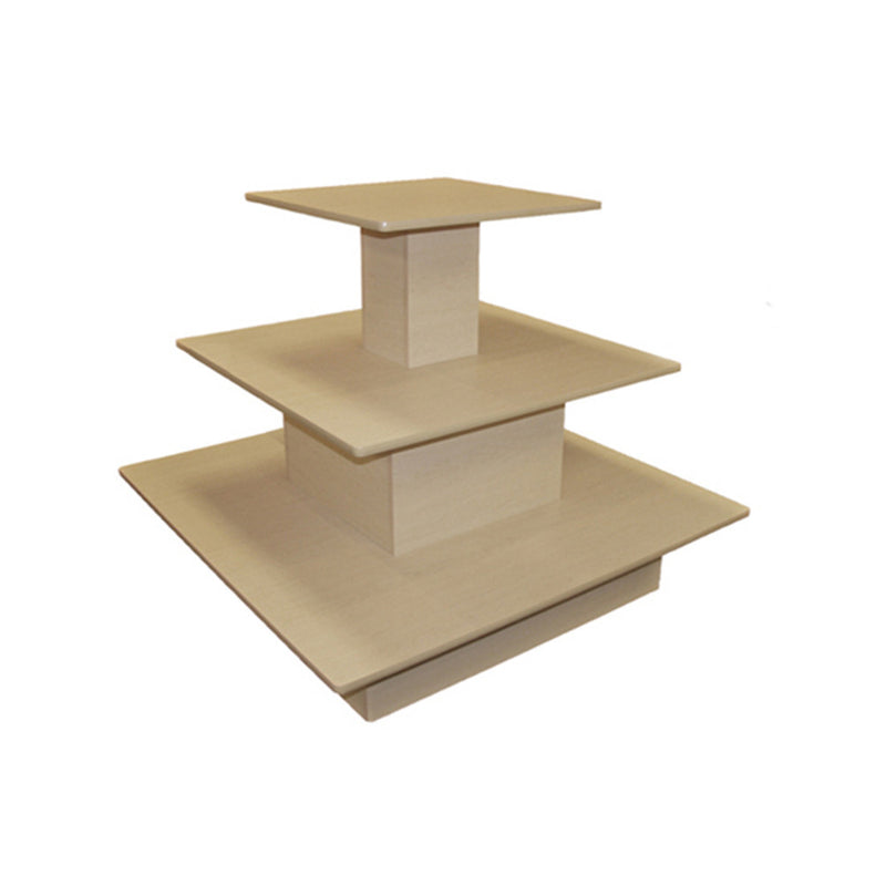 3 Tier Square Display Table 48" Wide x 48" Deep x 42" High