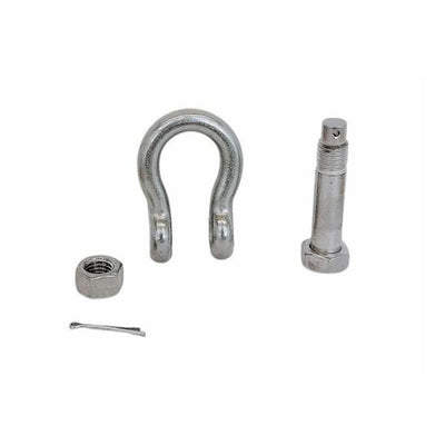 4 Pcs Mil Spec 5/16" Bolt Pin Anchor Shackle 1,300 Lbs WLL Stainless Steel T316