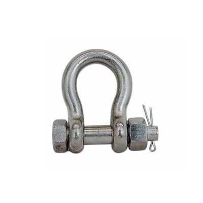4 Pcs Mil Spec 5/16" Bolt Pin Anchor Shackle 1,300 Lbs WLL Stainless Steel T316