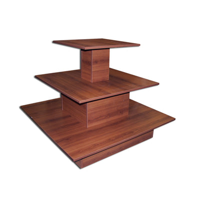 3 Tier Square Display Table 48" Wide x 48" Deep x 42" High