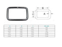 Marine Boat Stainless Steel Rectangle Ring for Yacht Sailing