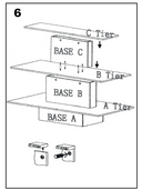 Maple 3 Tier Rectangle Display Table 60" Wide x 42" Deep x 39" High