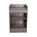 Dark Barn Wood Register Stand Showcases 24"L x 18"D x 38"H