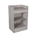 Barn Wood Cash Wrap Checkout Stand with Storage Shelf & Drawer 24” L x 18” D x 38” H Retail POS Counter