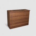 Cherry Flat Top Wrap Counter – 48” L x 20” D x 38” H Retail Checkout & Cash Wrap Counter