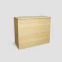 Maple Flat Top Wrap Counter – 48” L x 20” D x 38” H Retail Checkout & Cash Wrap Counter