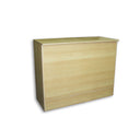 Maple Flat Top Wrap Counter – 48” L x 20” D x 38” H Retail Checkout & Cash Wrap Counter