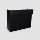 4 ft Black Ledgetop Retail Counter 48” L x 22” D x 42” H Checkout & Display Counter for Store Fixtures