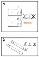 4Ft Full Vision Display Showcase 48"L x 18"D x 38"H - White