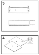 4Ft Full Vision Display Showcase 48"L x 18"D x 38"H - White