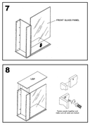 4Ft Full Vision Display Showcase 48"L x 18"D x 38"H - White