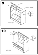 4Ft Full Vision Display Showcase 48"L x 18"D x 38"H - White