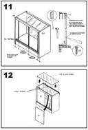 4Ft Full Vision Display Showcase 48"L x 18"D x 38"H - White