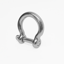 Mil Spec Marine T316 Drop Forged Stainless Steel 1-1/4" Screw Pin Anchor Shackle 15,000 Lbs WLL