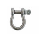 4 Pcs Mil Spec 3/8" Screw Pin Anchor Shackle 1,500 Lbs WLL T316 Stainless Steel