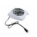1000W Single Electric Burner, White Portable Electric Hot Plate with Adjustable Temperature, Compact Countertop Stove for Cooking & Dorm Use
