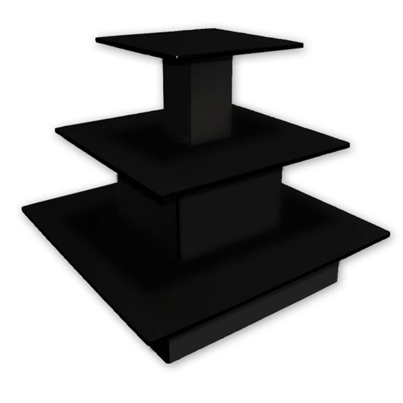 3 Tier Square Display Table 48" Wide x 48" Deep x 42" High