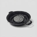 13" Nonstick Roasting Pan with Rack, Porcelain Enamel Steel Roaster for Oven, Grill & BBQ Cooking