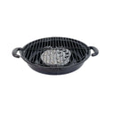 13" Nonstick Roasting Pan with Rack, Porcelain Enamel Steel Roaster for Oven, Grill & BBQ Cooking