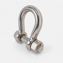 Mil-Spec Marine T316 Stainless Steel 5/8" Bolt Pin Anchor Shackle 4,000 Lbs WLL