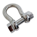 Mil-Spec 3/8" Bolt Pin Anchor Shackle 1,500 Lbs WLL Stainless Steel T316