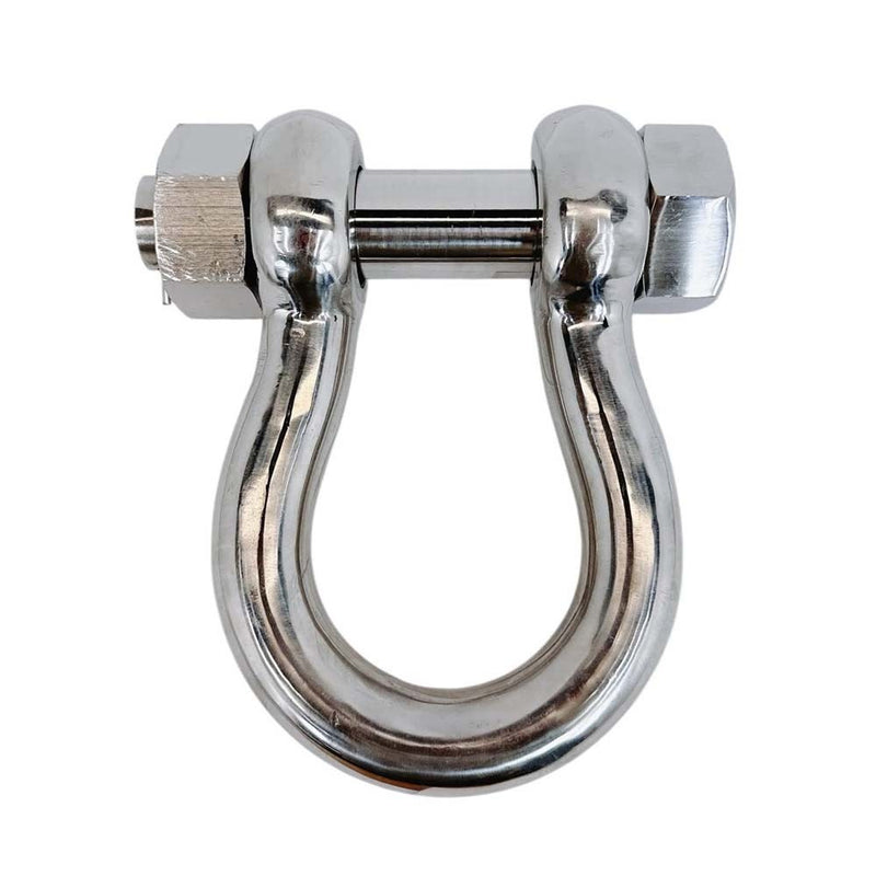 4 Pcs Mil-Spec 3/16" Bolt Pin Anchor Shackle 880 Lbs WLL Stainless Steel T316