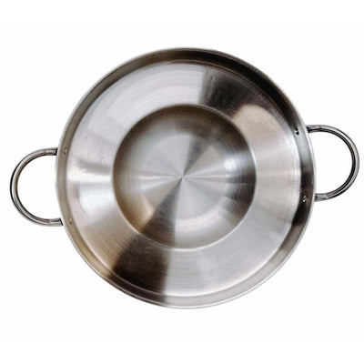 Stainless Steel 20" Concave Down Comal Set, Concave Comal para Tacos Set