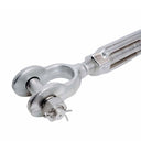 Mil Spec 1-1/4" x 12" Jaw Jaw Turnbuckle 12,500 Lbs WLL Stainless Steel T316