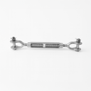 Mil Spec Stainless Steel T316 Drop Forged 1/2" x 6" Jaw Jaw Turnbuckle 2,200 Lbs WLL