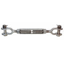 Mil Spec 3/4" x 6" Jaw Jaw Turnbuckle 5,200 Lbs WLL Stainless Steel T316